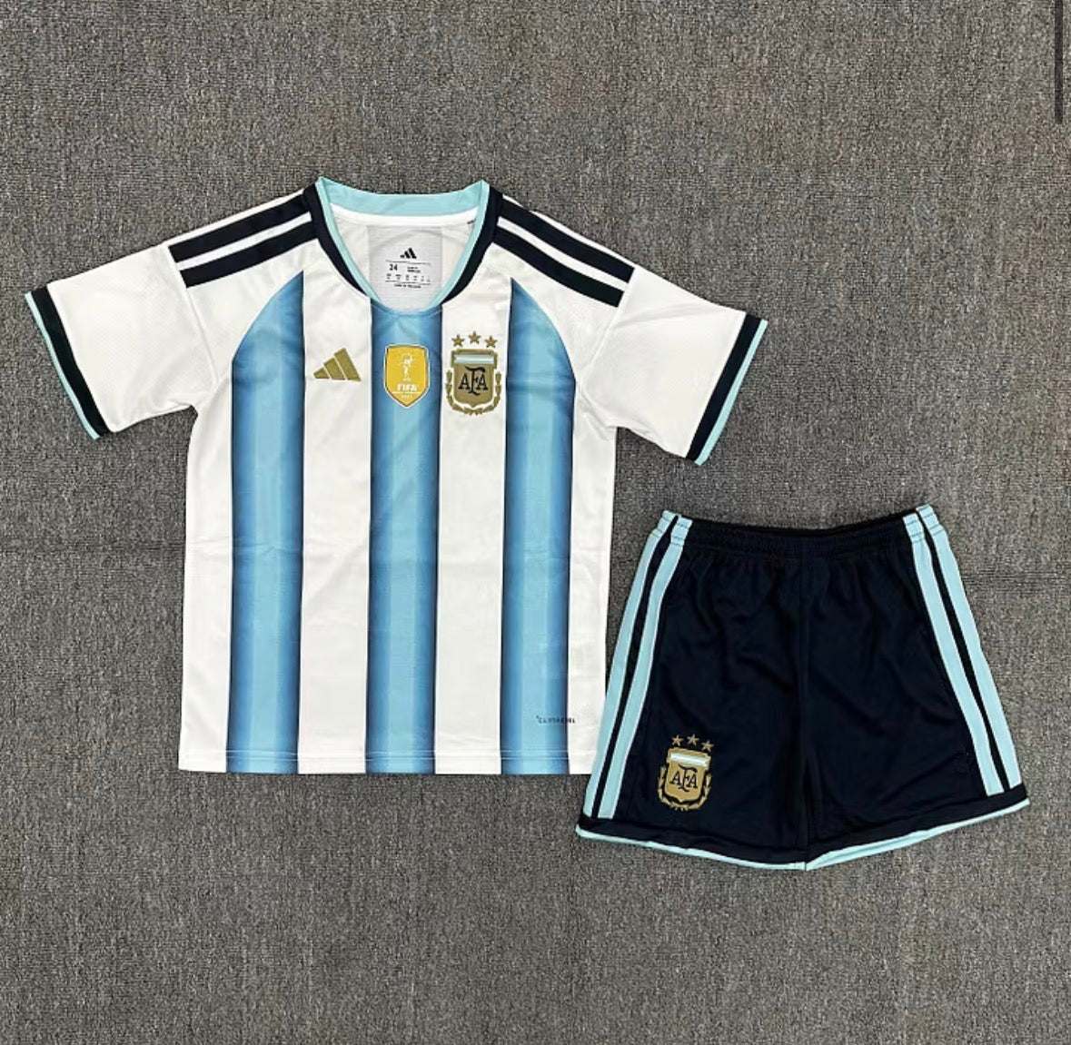 2026 Argentina National Team Home Football Shirt 1:1 Kids Size