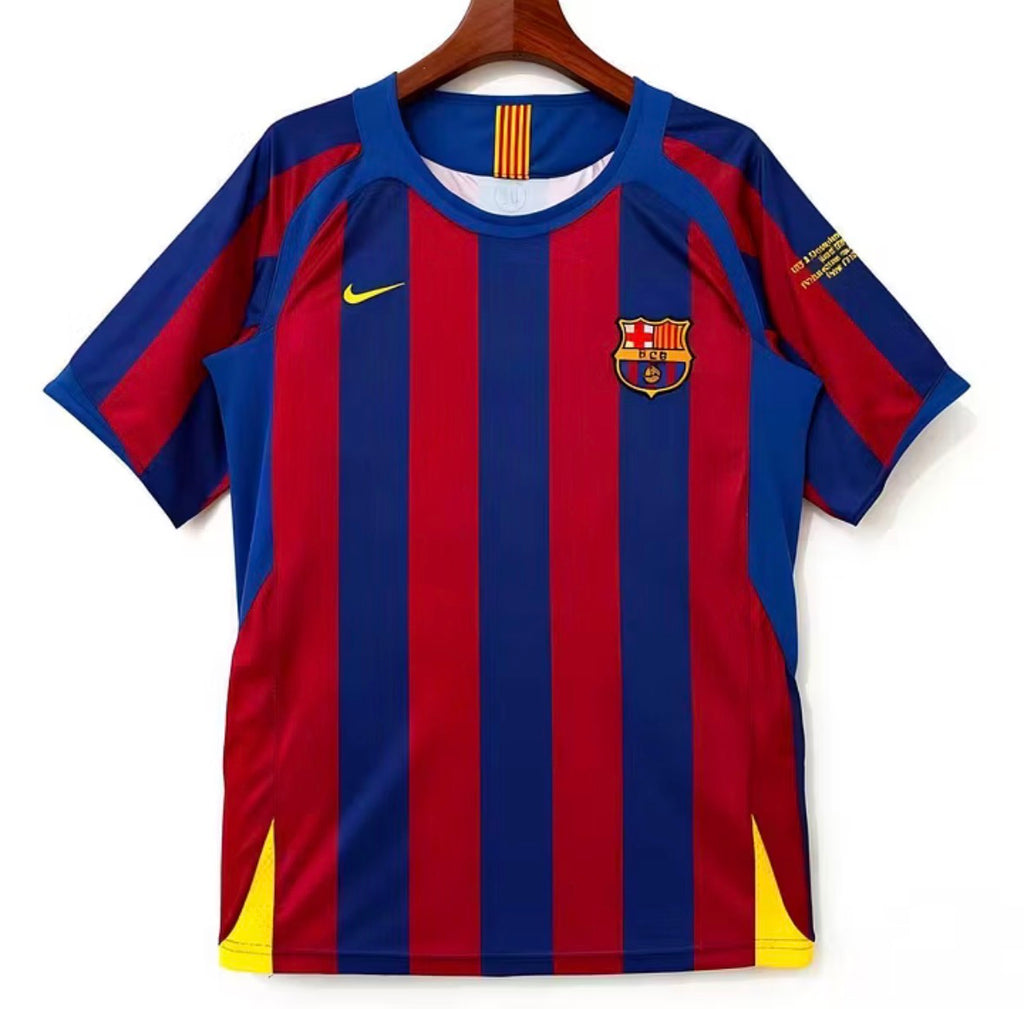 2005/2006 Retro Barcelona Home Football Shirt UEFA Champions League 1:1