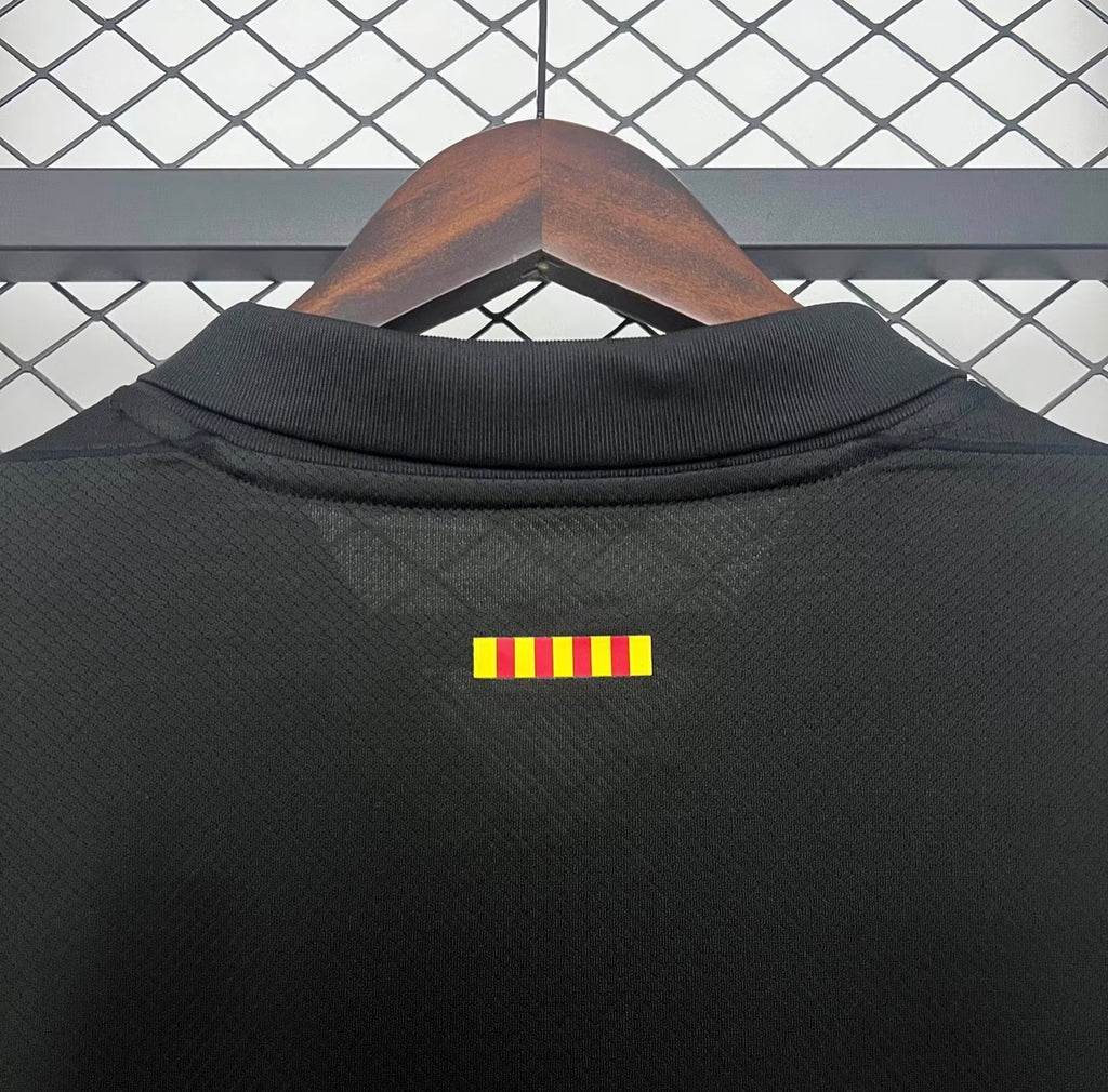 2024/2025 Barcelona Travis Scott Joint Edition Black Football Shirt 1:1