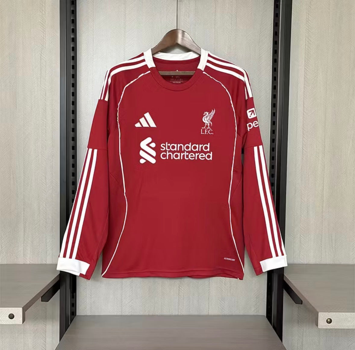 2025/2026 Long Sleeve Liverpool Home Football Shirt 1:1