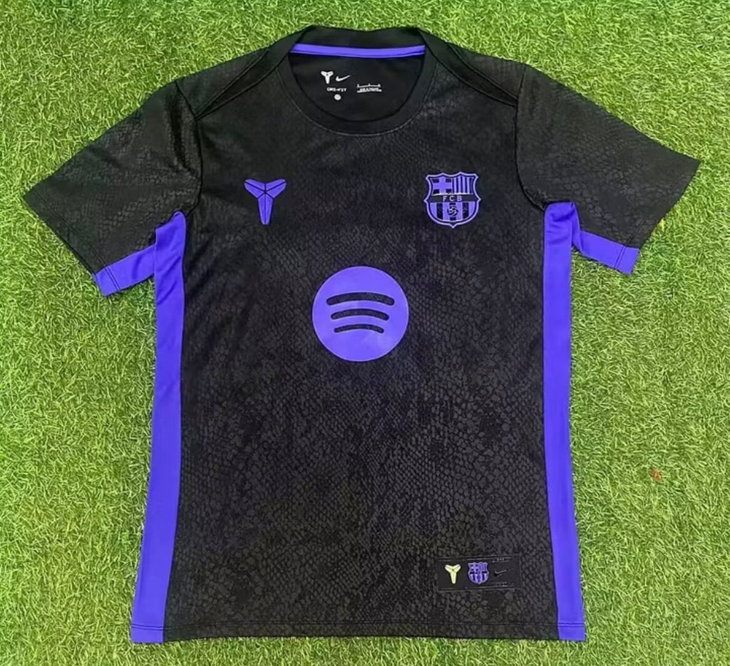 2025/2026 Barcelona Kobe Bryant Collaboration Black Football Shirt 1:1