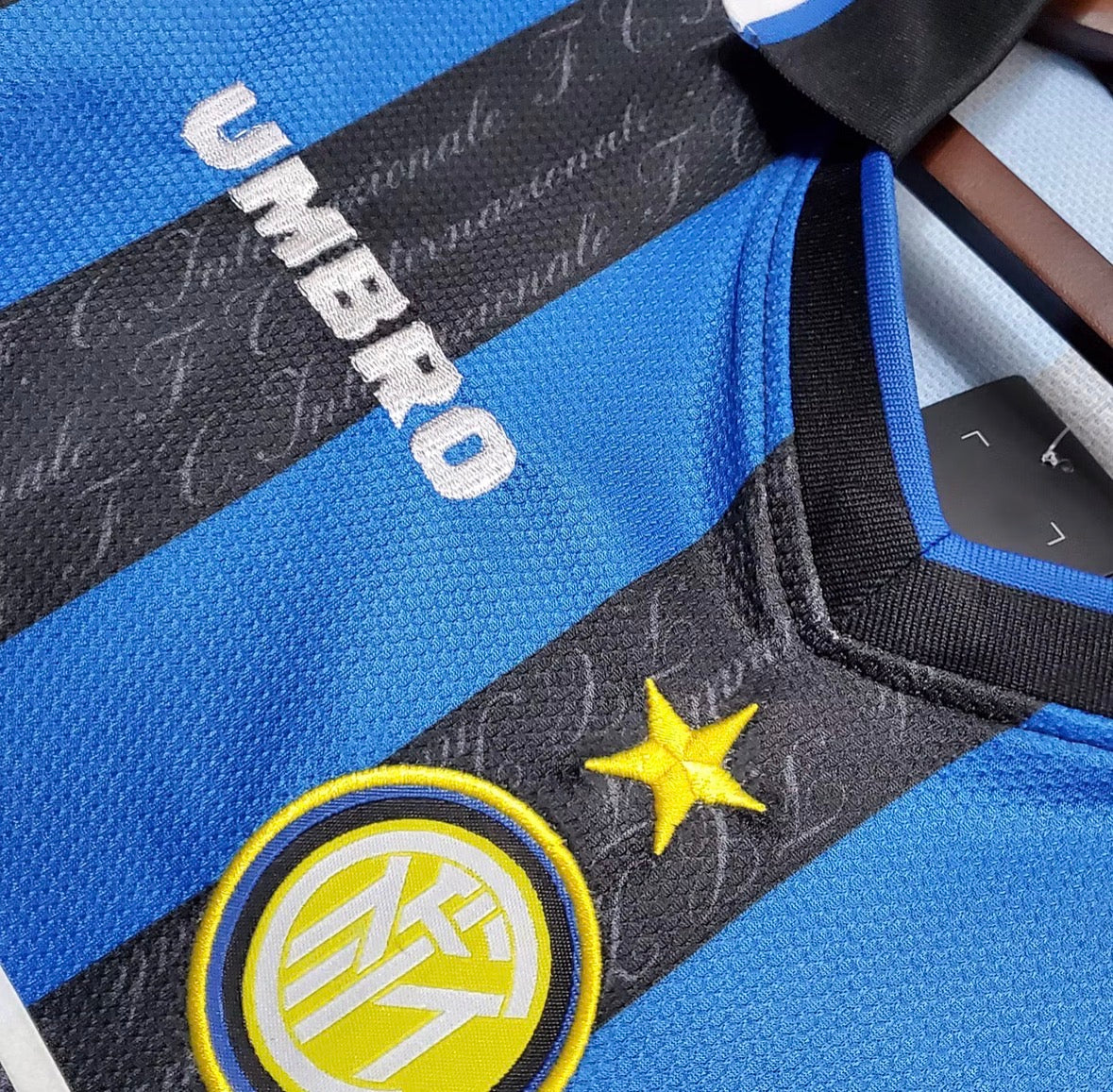 1997/1998 Retro Internazionale Milan Home Football Jersey 1:1
