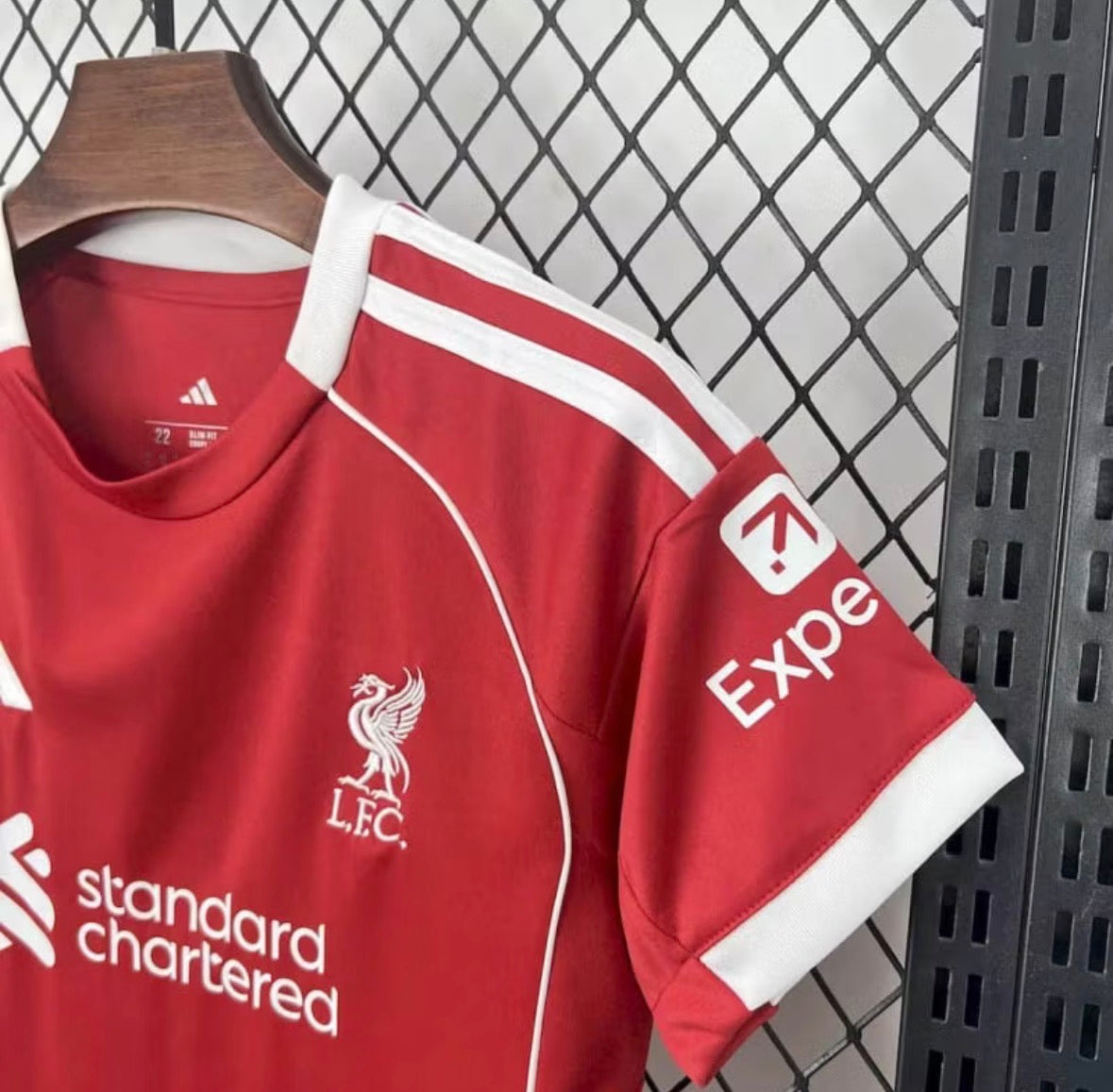 2025/2026 Liverpool Home Soccer Jersey 1:1 Kids Size