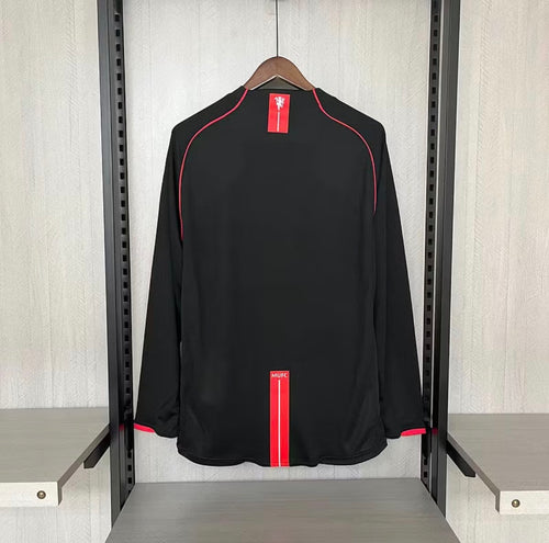 2007/2008 Retro Long Sleeve Manchester United Third Away Football Shirt 1:1