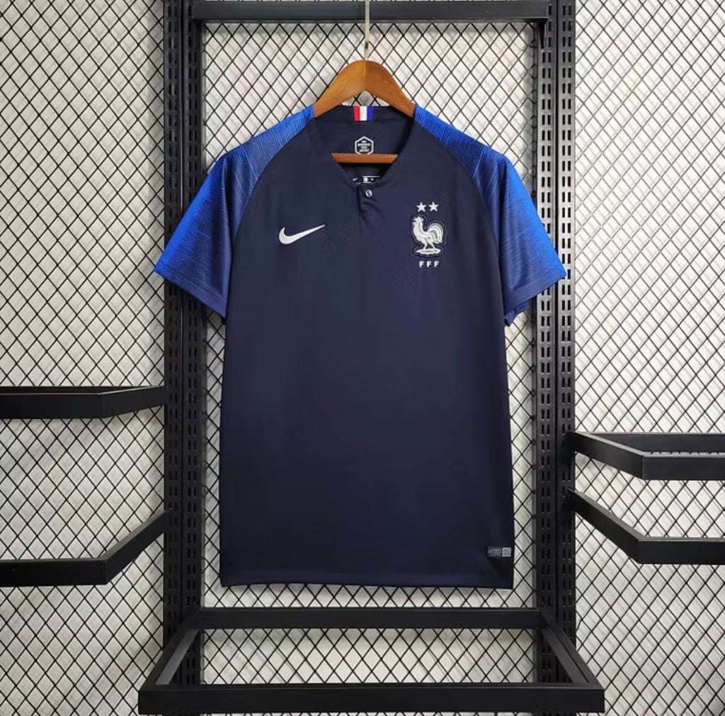2018 Retro France Home Football Shirt 1:1