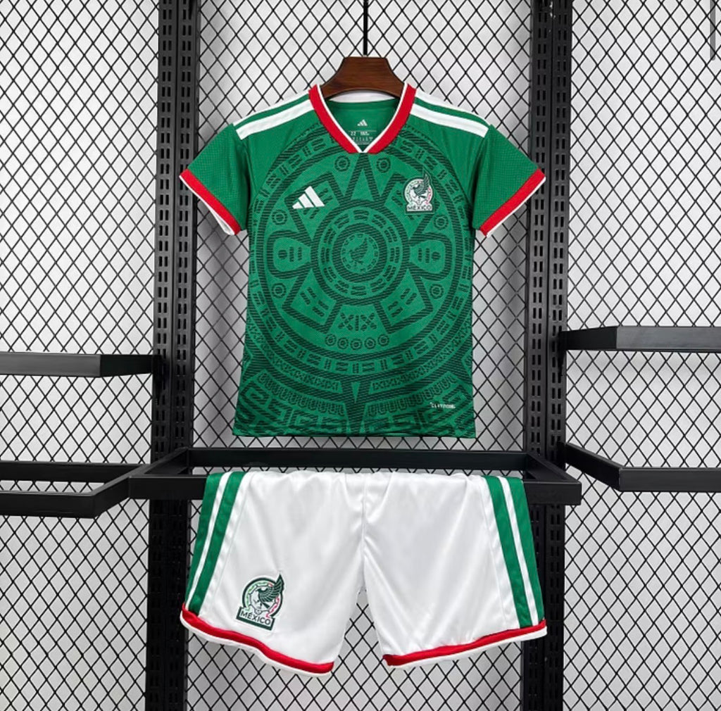 2026 Mexico National Home Football Shirt 1:1 Kids Size