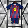 2025/2026 Barcelona Home Football Shirt 1:1 Kids Size