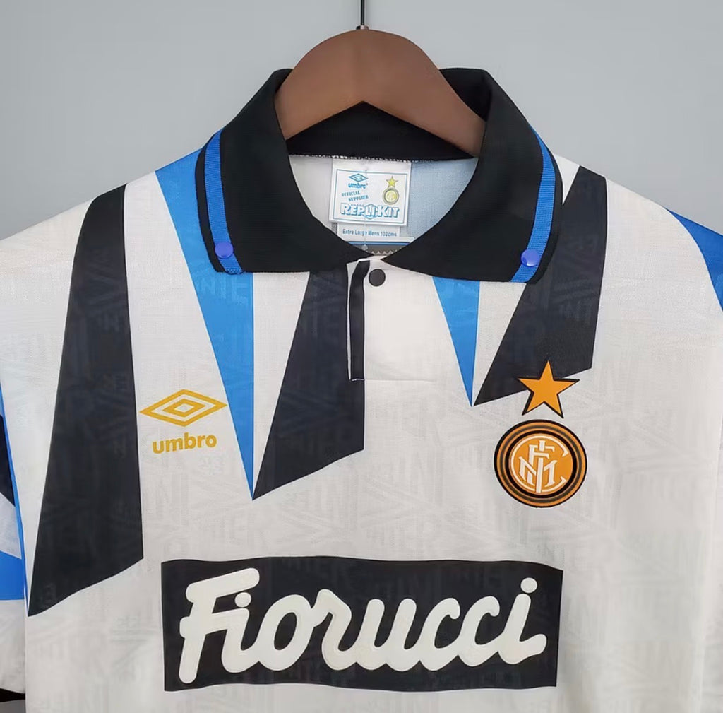 1992/1993 Retro Internazionale Milan Away Football Jersey 1:1