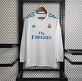 2017/2018 Retro Long Sleeve Real Madrid Home 1:1