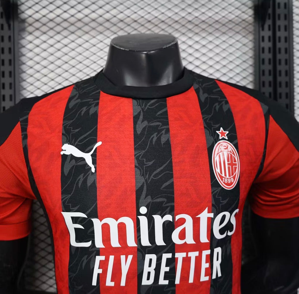 2025/2026 Player Version AC Milan Home Soccer Jersey 1:1
