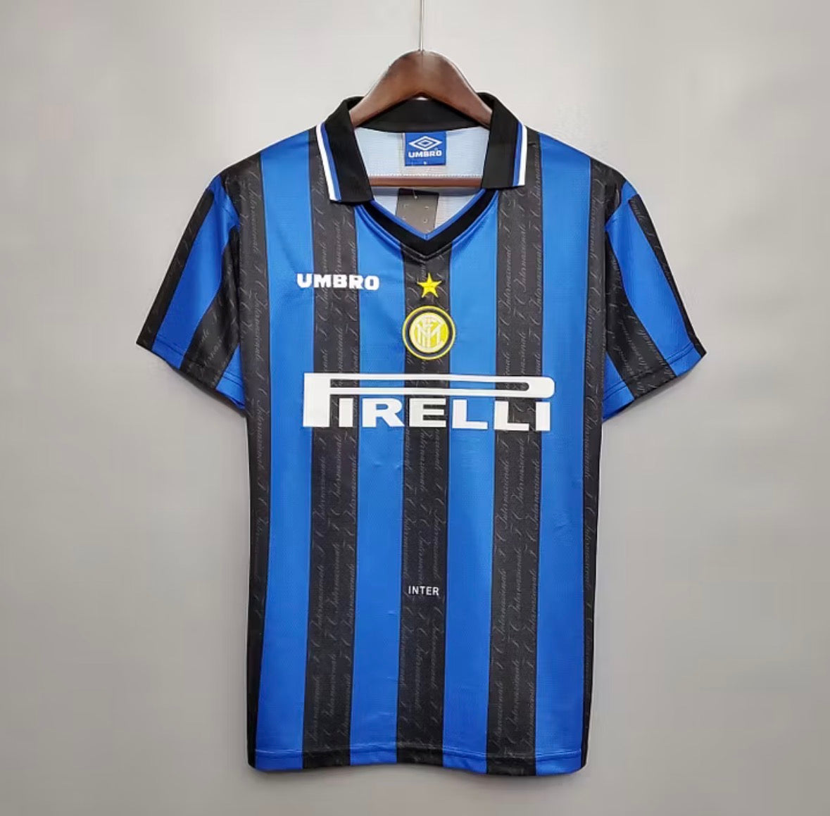 1997/1998 Retro Internazionale Milan Home Football Jersey 1:1