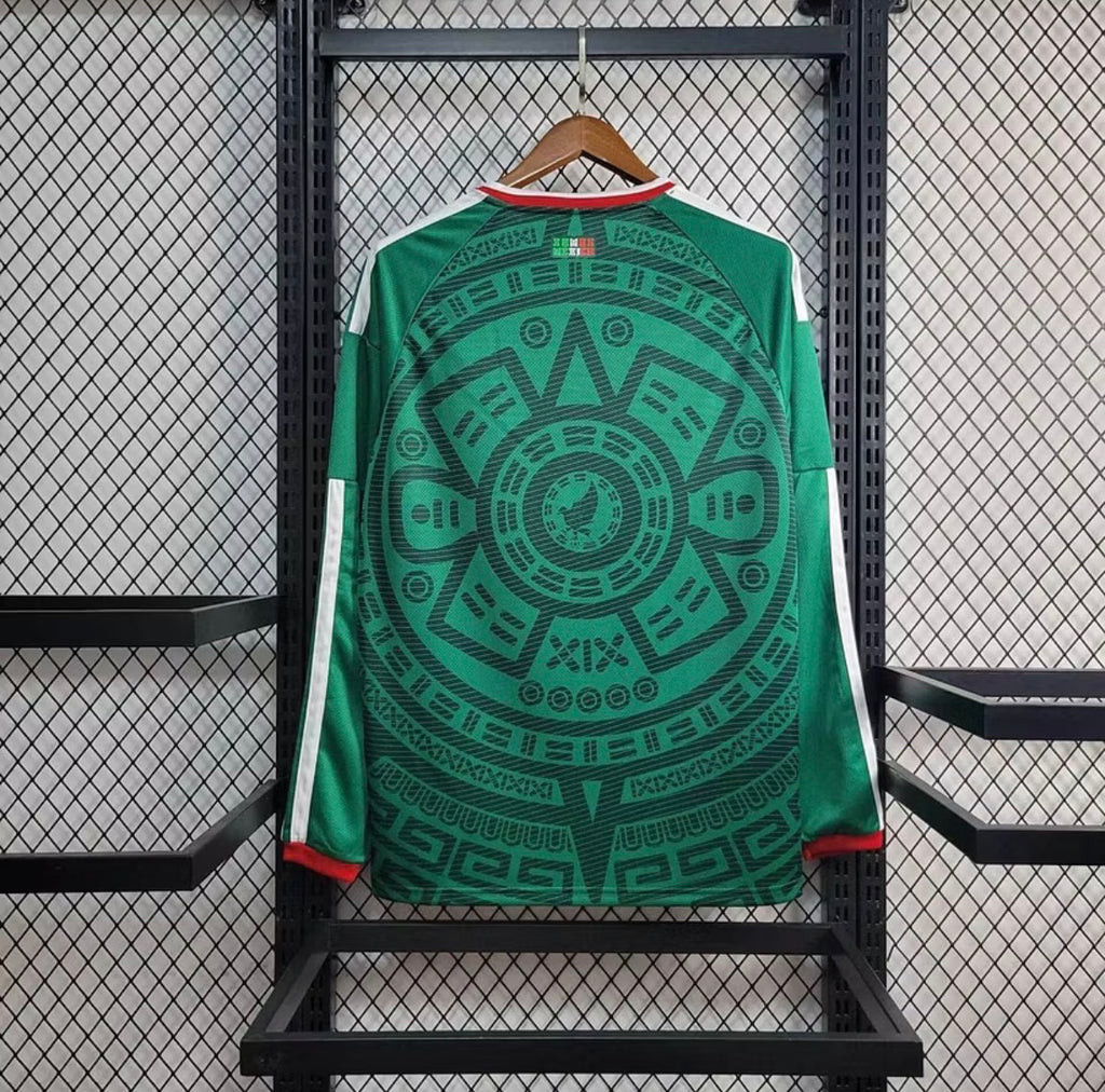 2026 Long Sleeve Mexico National Home Football Shirt 1:1