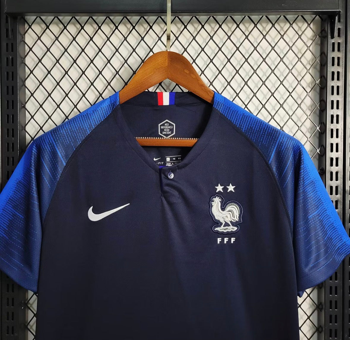 2018 Retro France Home Football Shirt 1:1