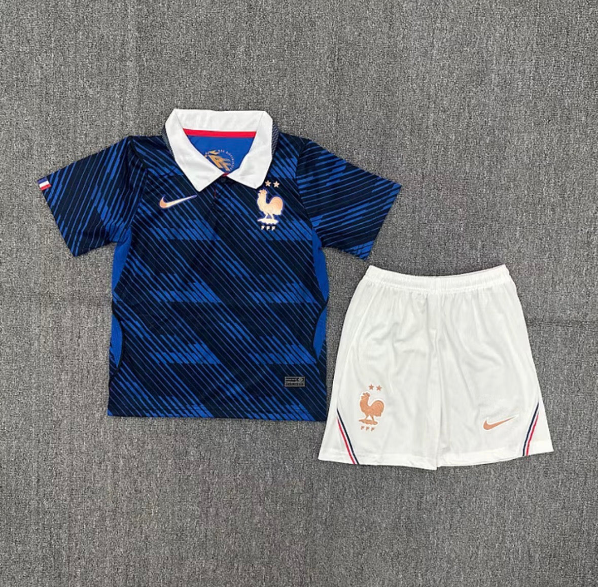 2026 France Home Football Shirt 1:1 Kids Size