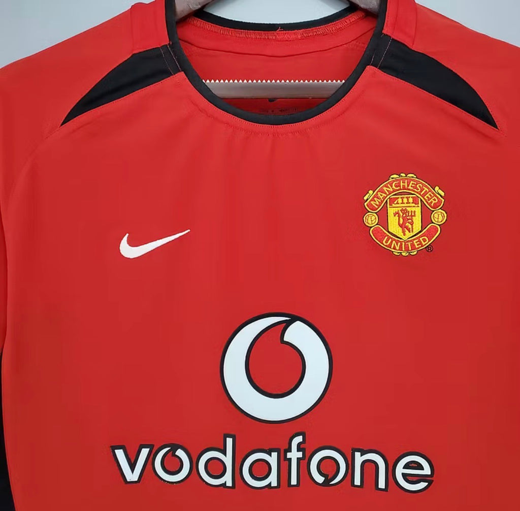2002/2004 Retro Manchester United Home Football Shirt 1:1